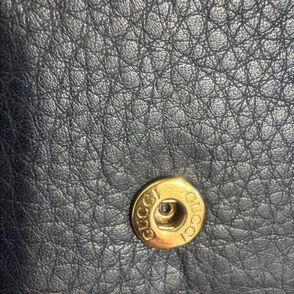 GUCCI Horsebit Trifold Black Continental Wallet - Picture 5 of 17